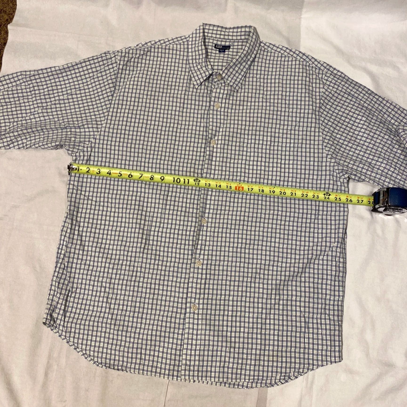 BKE BKE Shirt Western Plaid Button-Up Long Sleeve XL Multicolor Mens Size 46R - 4 Thumbnail