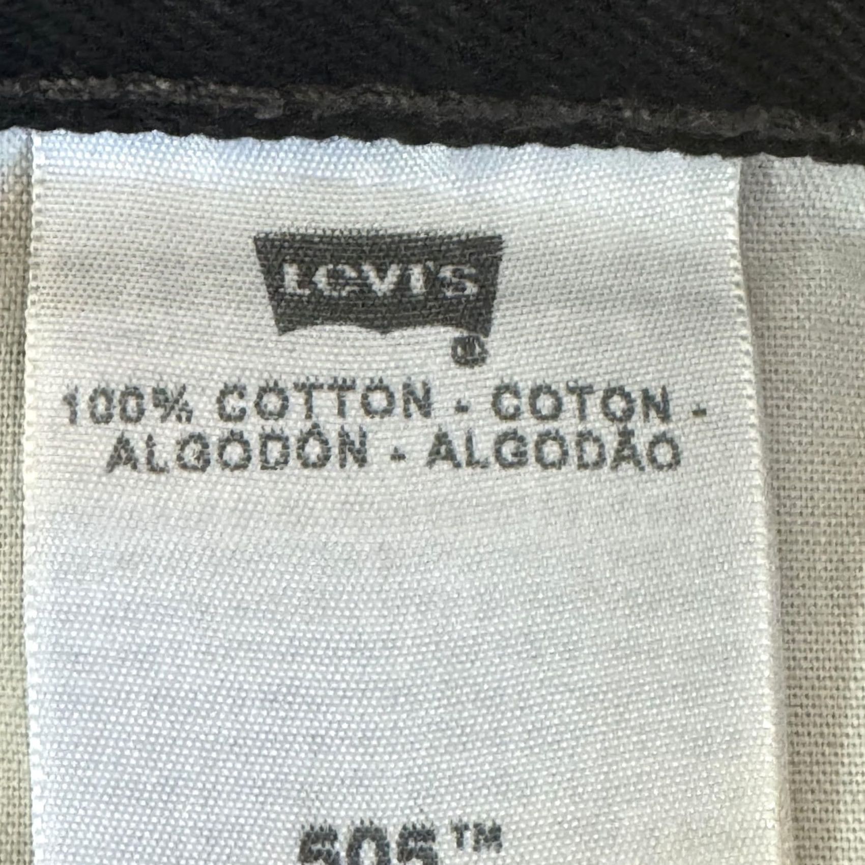 Levi's VINTAGE Levi's 505 Jeans Mens 38x32 Black Straight Leg Denim 5 Pocket Regular Mens Black Jeans Levi’s 505 Straight Leg Denim 38x32 Mens Jeans Size US 38 / EU 54 - 4 Thumbnail