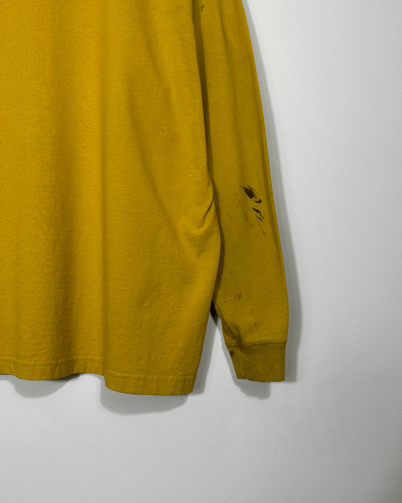 Carhartt Vintage Carhartt Thrashed/Stained Yellow Long Sleeve - XL Size US XL / EU 56 / 4 - 6 Thumbnail