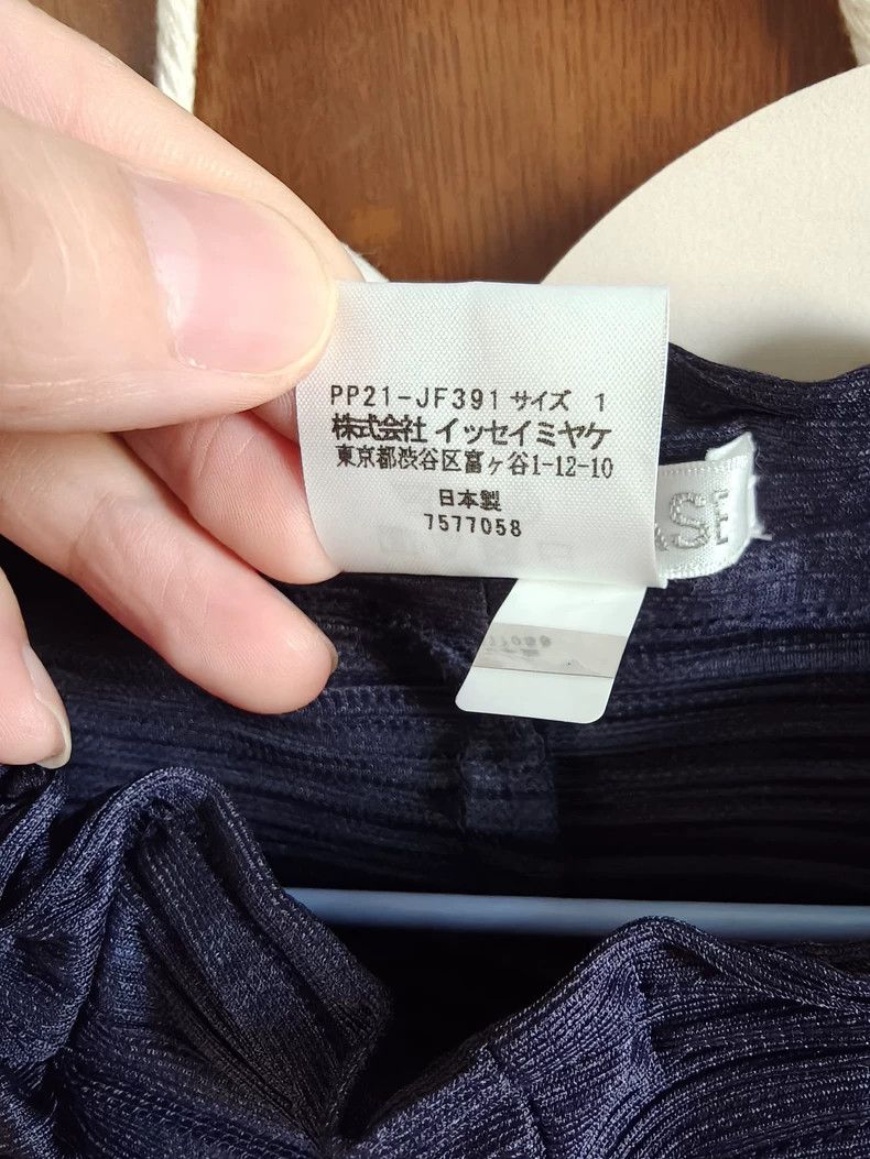Issey Miyake Issey Miyake size:1 Blue pleated chicken leg pants Size 31" - 4 Thumbnail