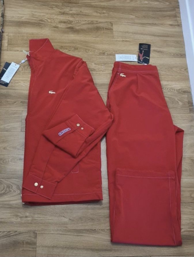 Lacoste LACOSTE X MAISON CHÂTEAU ROUGE TRACKSUIT (Size 5) 33/34 Size US 34 / EU 50 - 2 Thumbnail