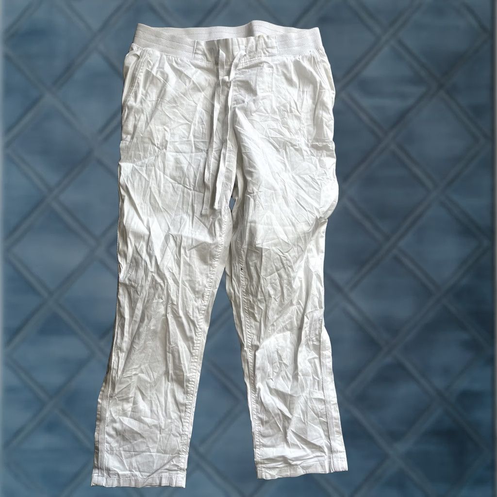 Vintage Style&co. Petite Pull-on Cuffed Ankle Pants Shiitake Ivory 8P Pants Petite 8P Women Womens Y Size 30" / US 8 / IT 44 - 1 Thumbnail