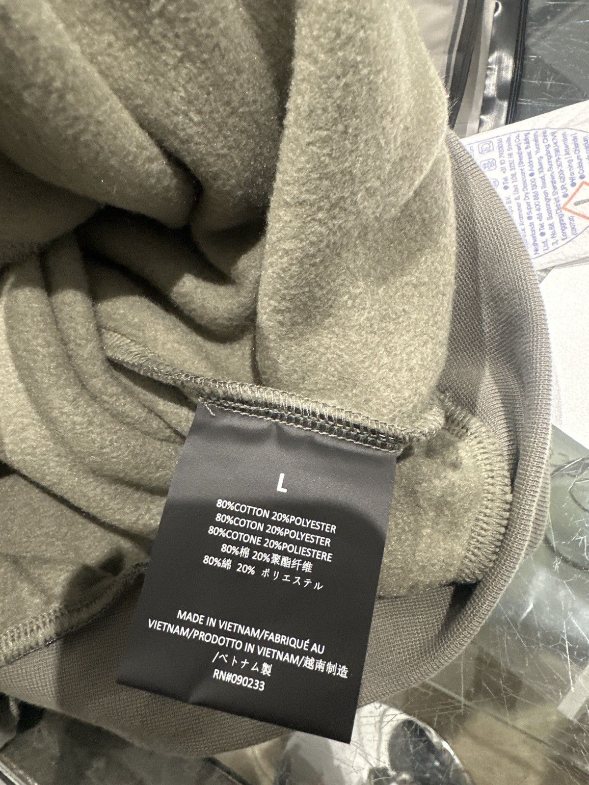 Essentials ESSENTIALS - 90's Fit Fleece Hoodie Moss Size US L / EU 52-54 / 3 - 5 Thumbnail