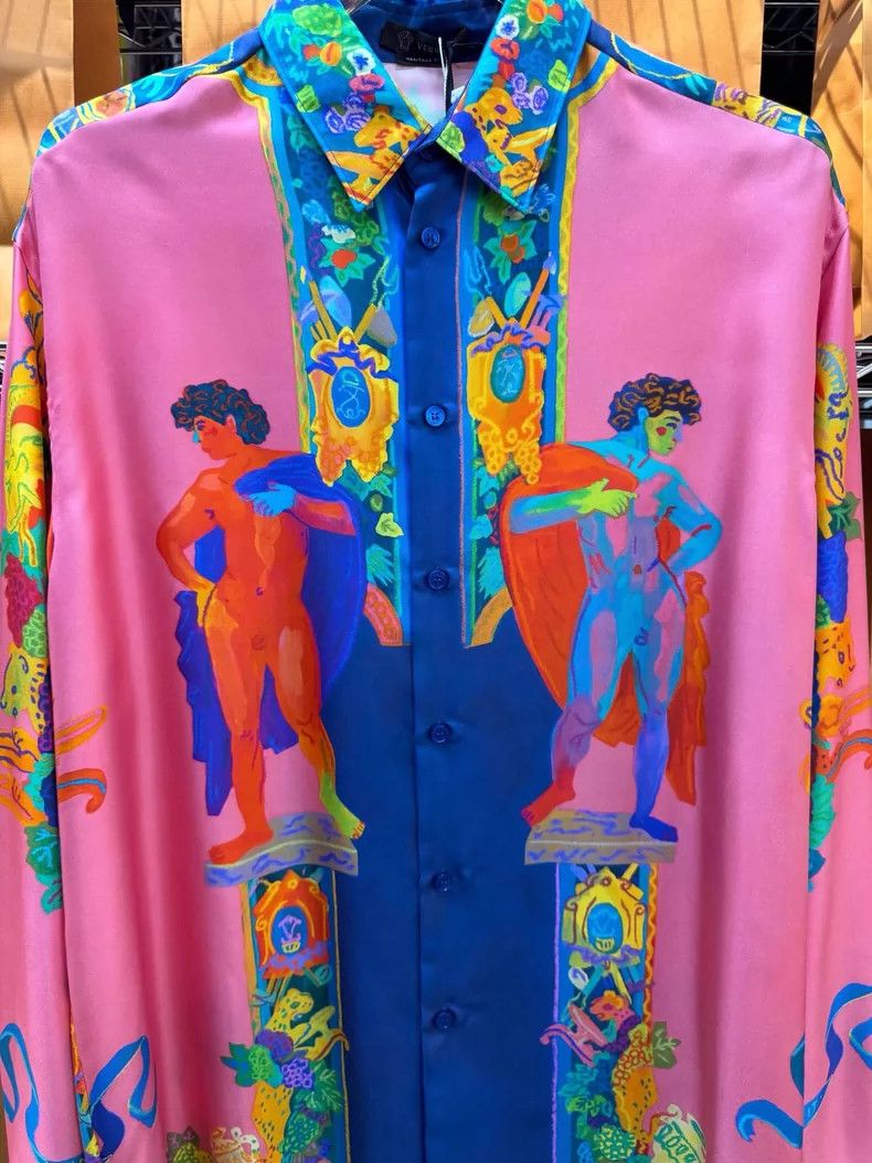Versace Versace Baroque long-sleeved shirt coat Size M / US 6-8 / IT 42-44 - 3 Thumbnail