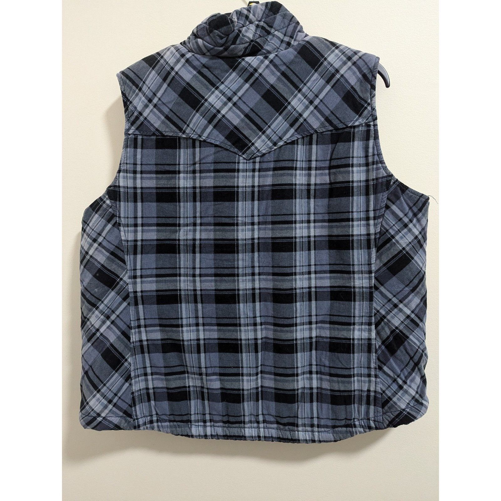 North River Outfitters North River Outfitters Sz XL Womens Full Zip Blue Plaid Sher Size XL / US 12-14 / IT 48-50 - 4 Thumbnail