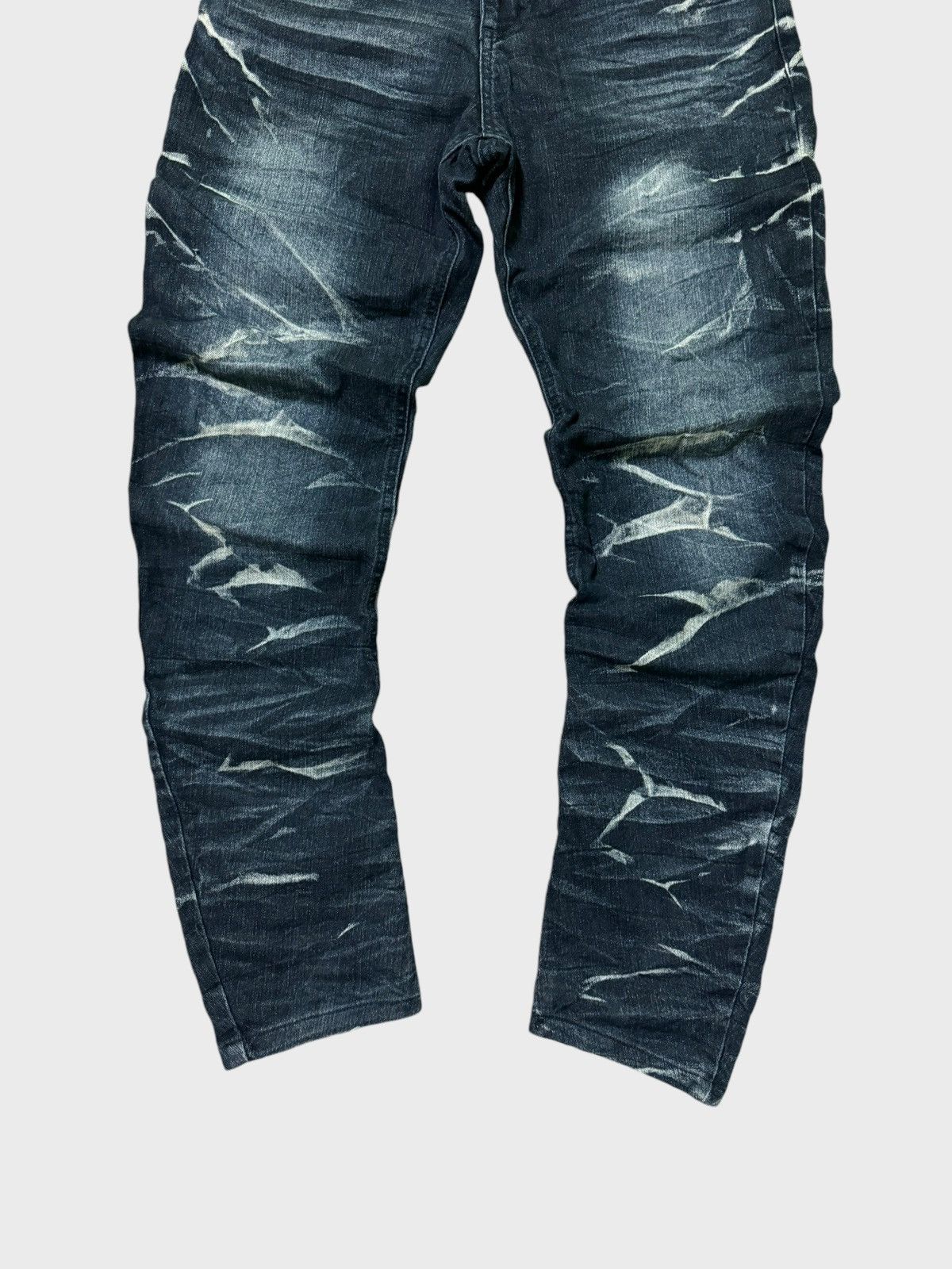 Designer × Japanese Brand × Vintage Vtg Semantic Design J Curve Legs Claw Mark Acid Wash Denim Size US 28 / EU 44 - 6 Thumbnail