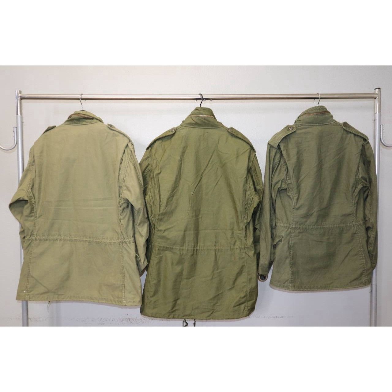 Vintage Lot 9 VTG US Military Army Navy Field Jackets 50s–90s M65 Size US XL / EU 56 / 4 - 8 Thumbnail