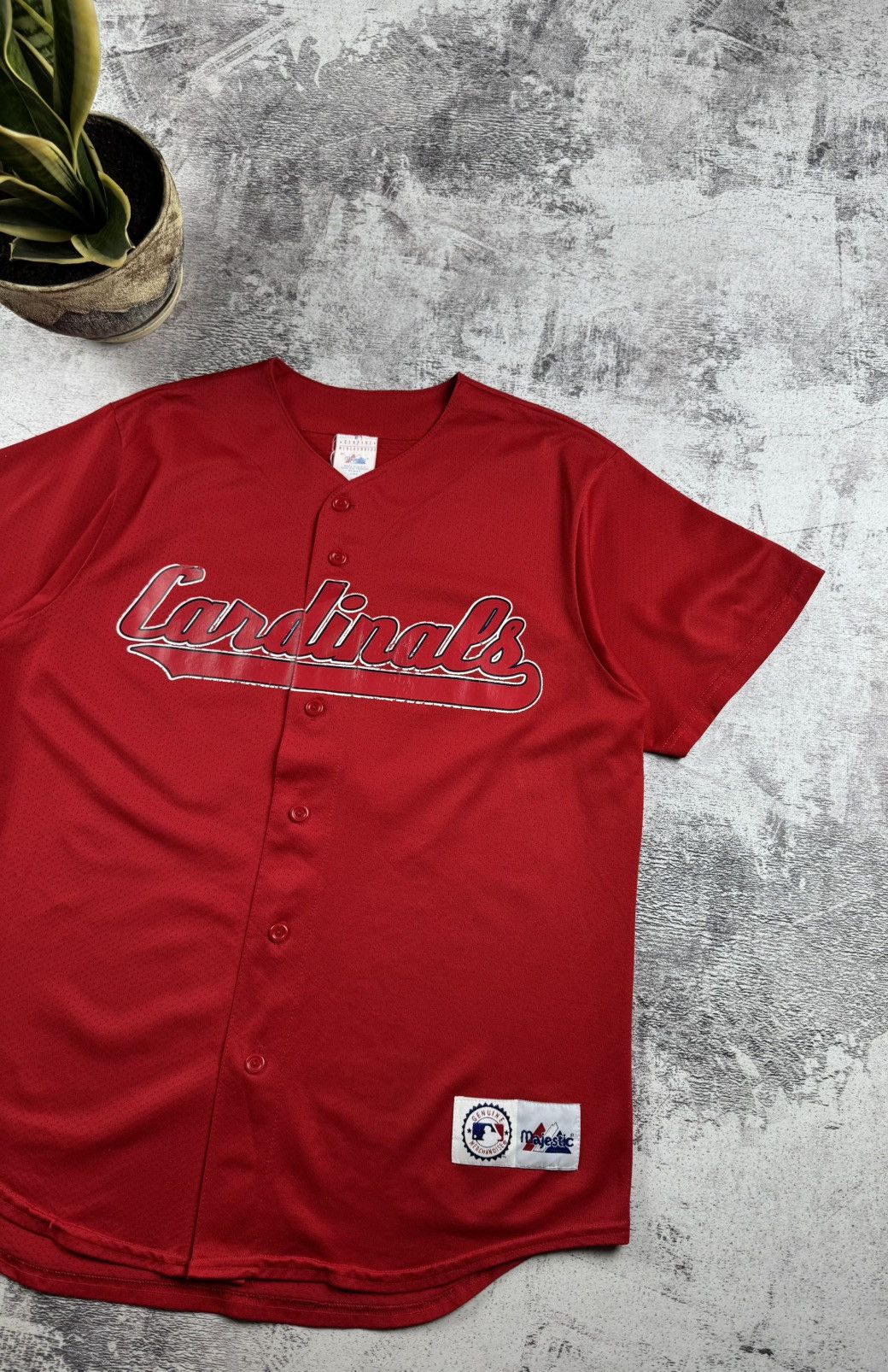 Majestic CARDINALS Isringhausen 44 USA Baseball Jersey USA T Shirt Size US L / EU 52-54 / 3 - 13 Thumbnail