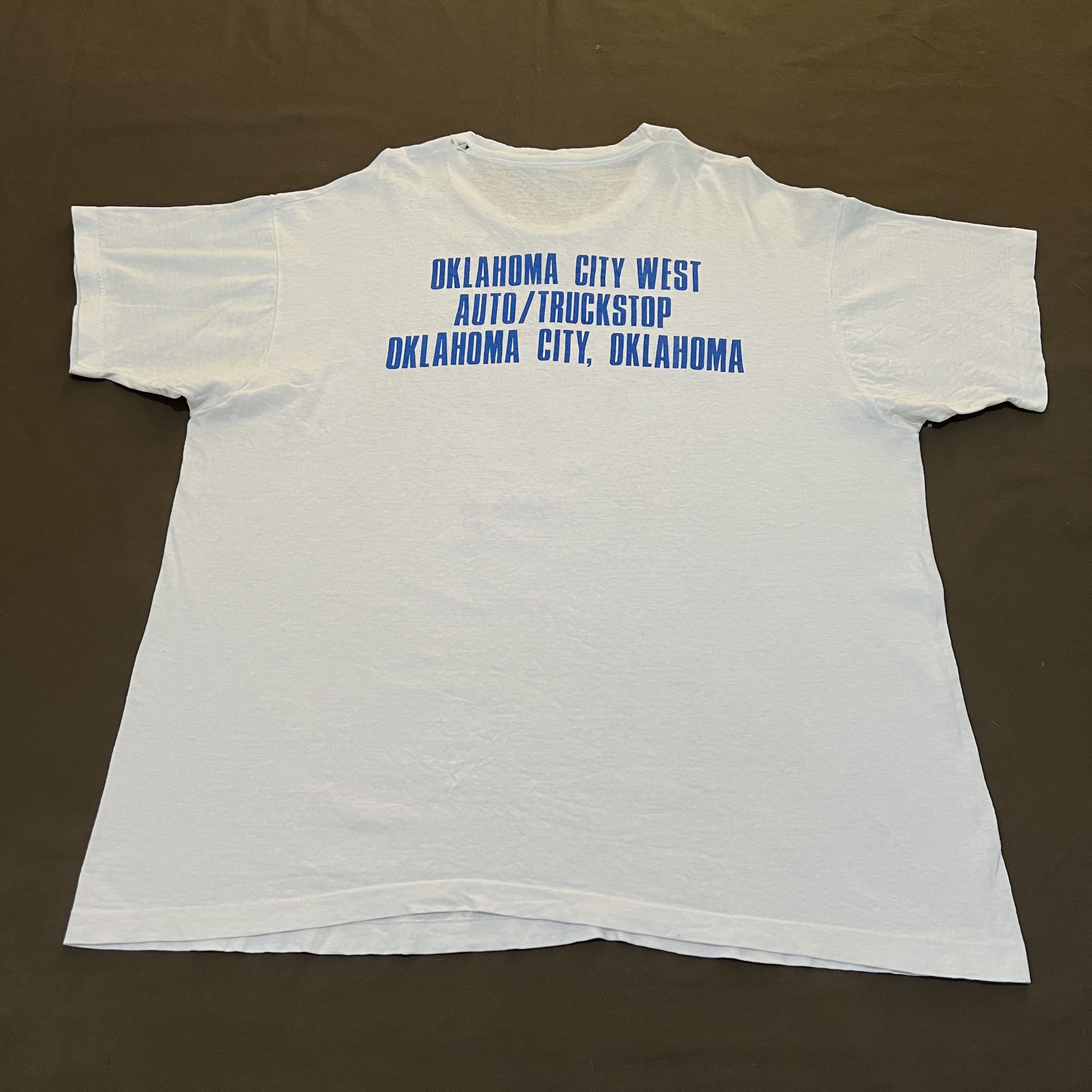 Japanese Brand × Vintage Vintage 90s anniversary 76 Lubricant Oil Promo Tee 2XL Size US XXL / EU 58 / 5 - 5 Thumbnail