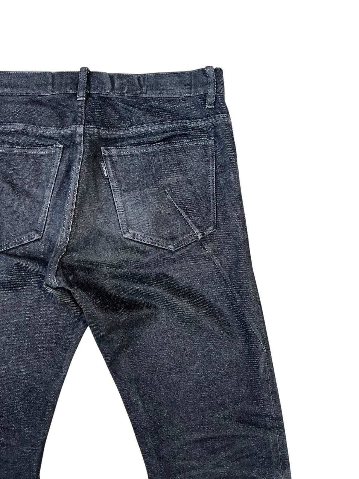 Kazuyuki Kumagai Attachment Black Attachment Japan Curve Long Leg Denim Jeans Size US 31 - 19 Thumbnail