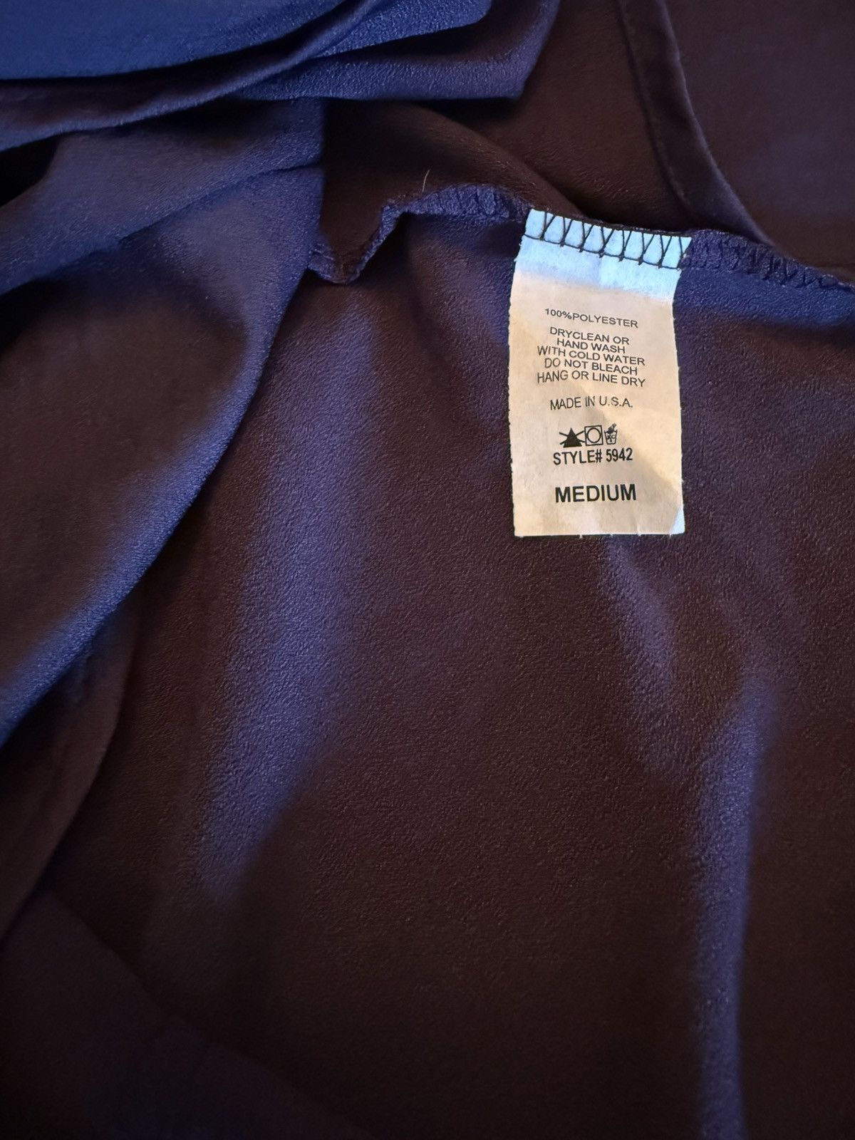 Other Entro One Shoulder Drape Top Poncho Blouse Deep Purple Size M / US 6-8 / IT 42-44 - 6 Thumbnail