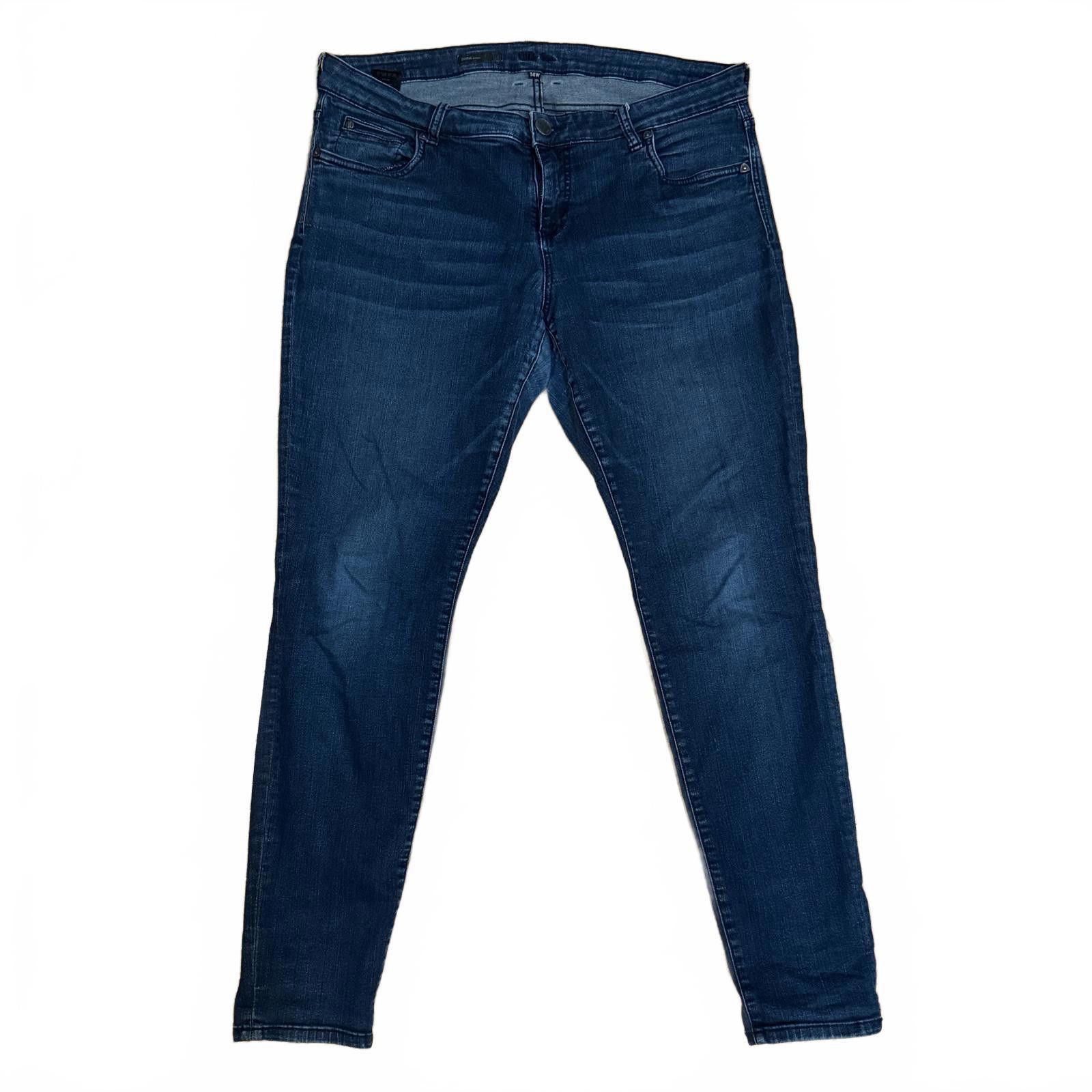 Other KUT Diana Skinny Jeans Dark Blue Stretch Denim – Women's 14W Size 36" / US 14 / IT 50 - 1 Thumbnail
