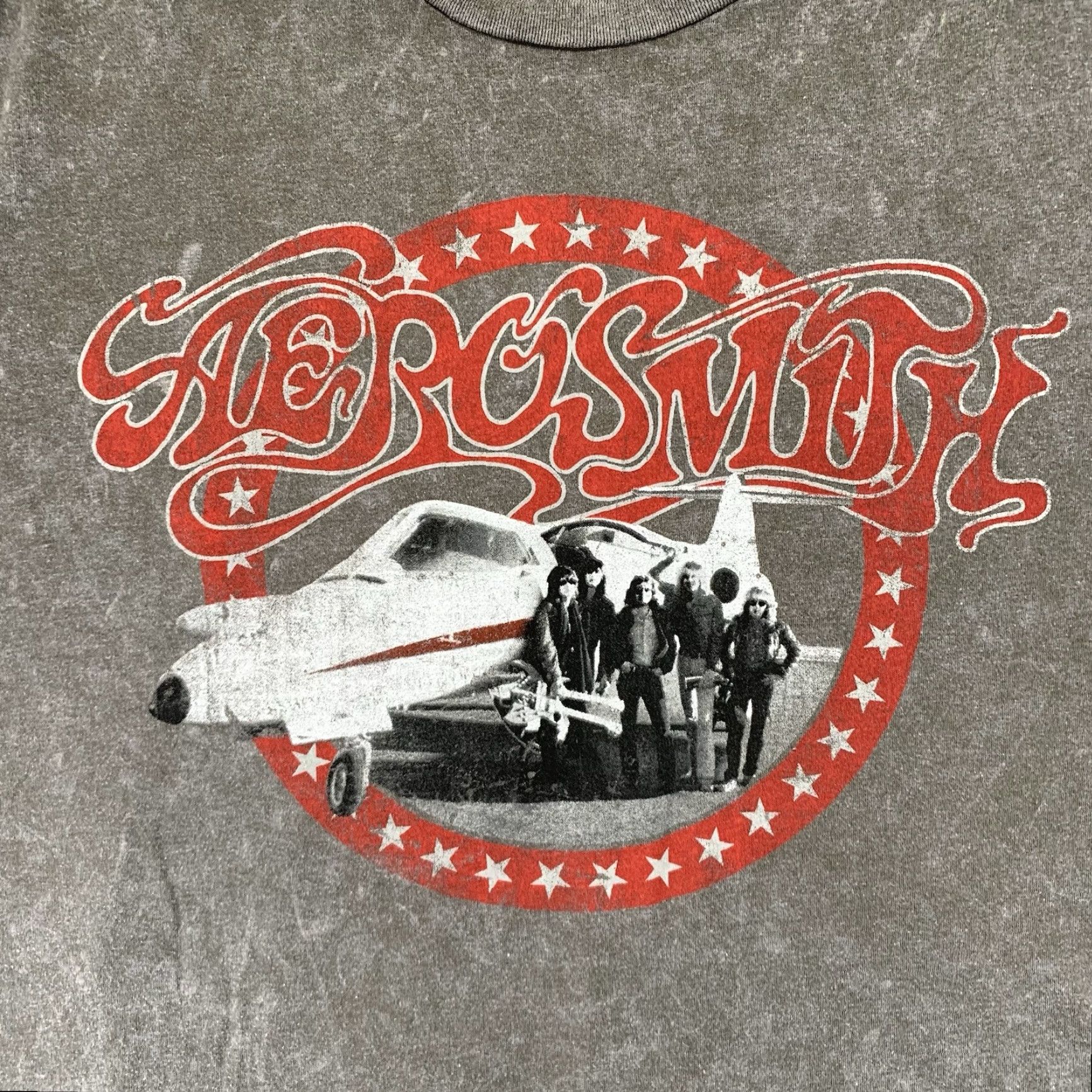 Aerosmith Aerosmith T-Shirt Gray Short Sleeve Crew Neck Unisex Adults Small Graphic Print Logo Vintage No Size US S / EU 44-46 / 1 - 2 Thumbnail