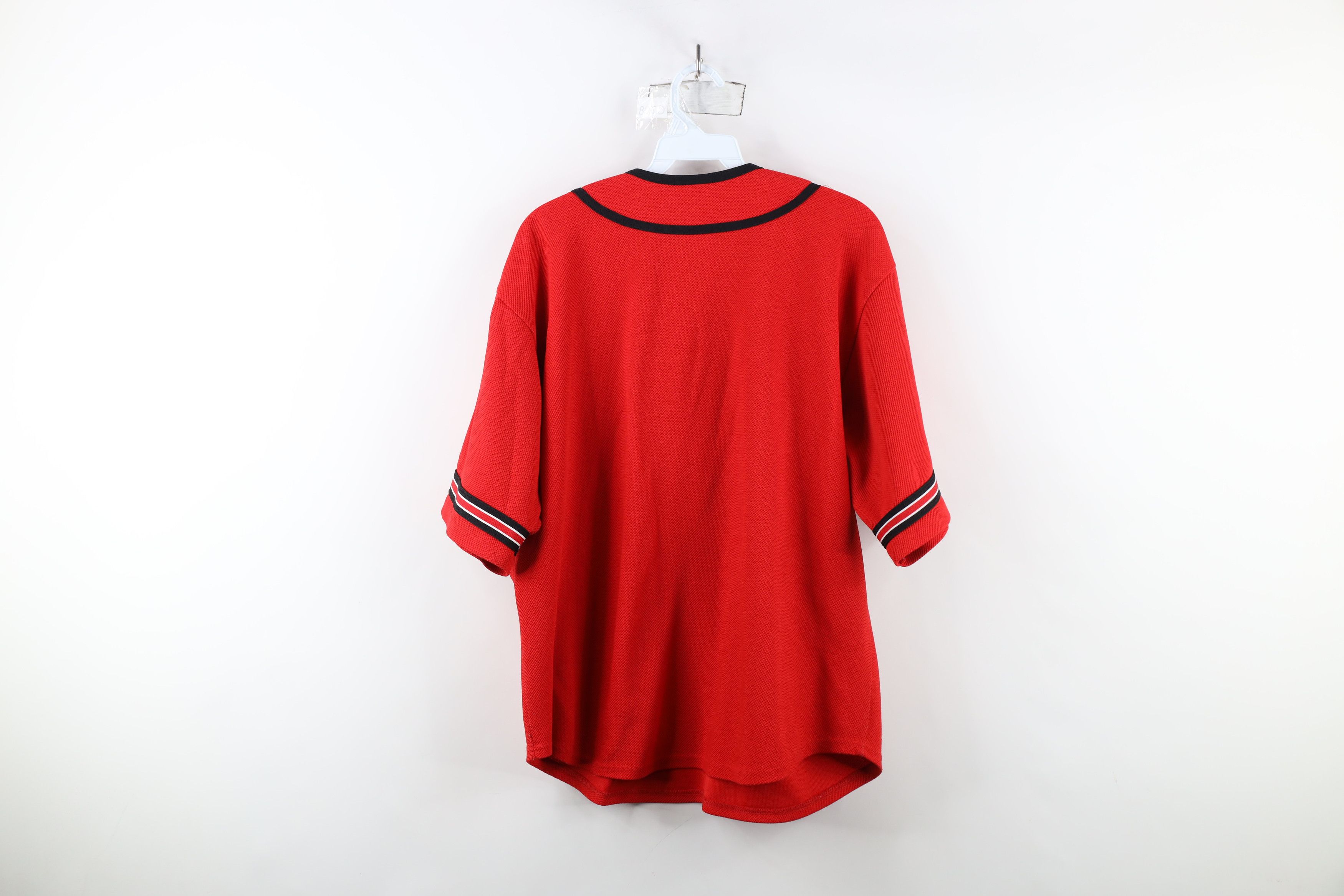 Vintage Vintage 90s Detroit Red Wings Hockey Baseball Jersey Red Size US XL / EU 56 / 4 - 12 Thumbnail