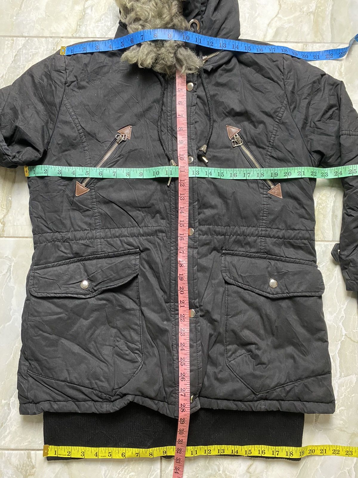 Japanese Brand Vintage Japanese Ifsixwasnine Style Fur Hood Hoodie Size US L / EU 52-54 / 3 - 5 Thumbnail