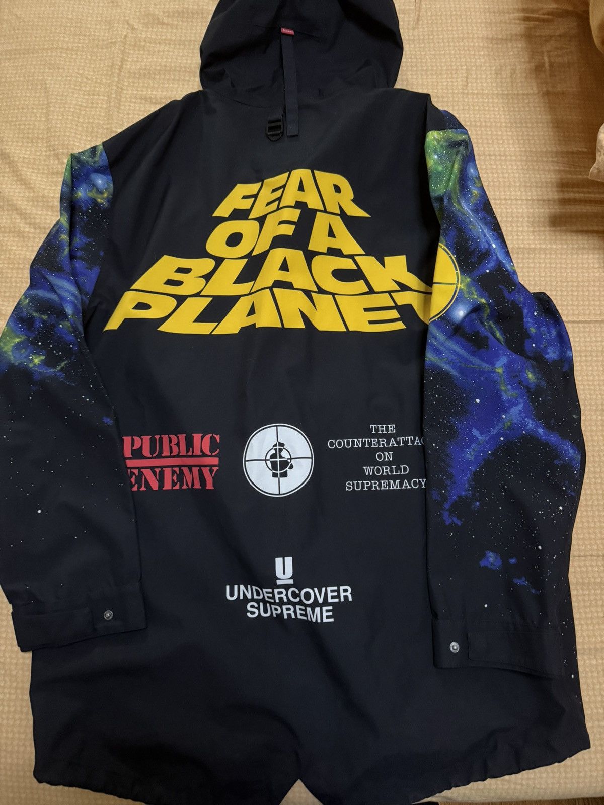 Public Enemy × Supreme × Undercover Supreme undercover public enemy taped seam parka Jacket Size US XL / EU 56 / 4 - 2 Thumbnail