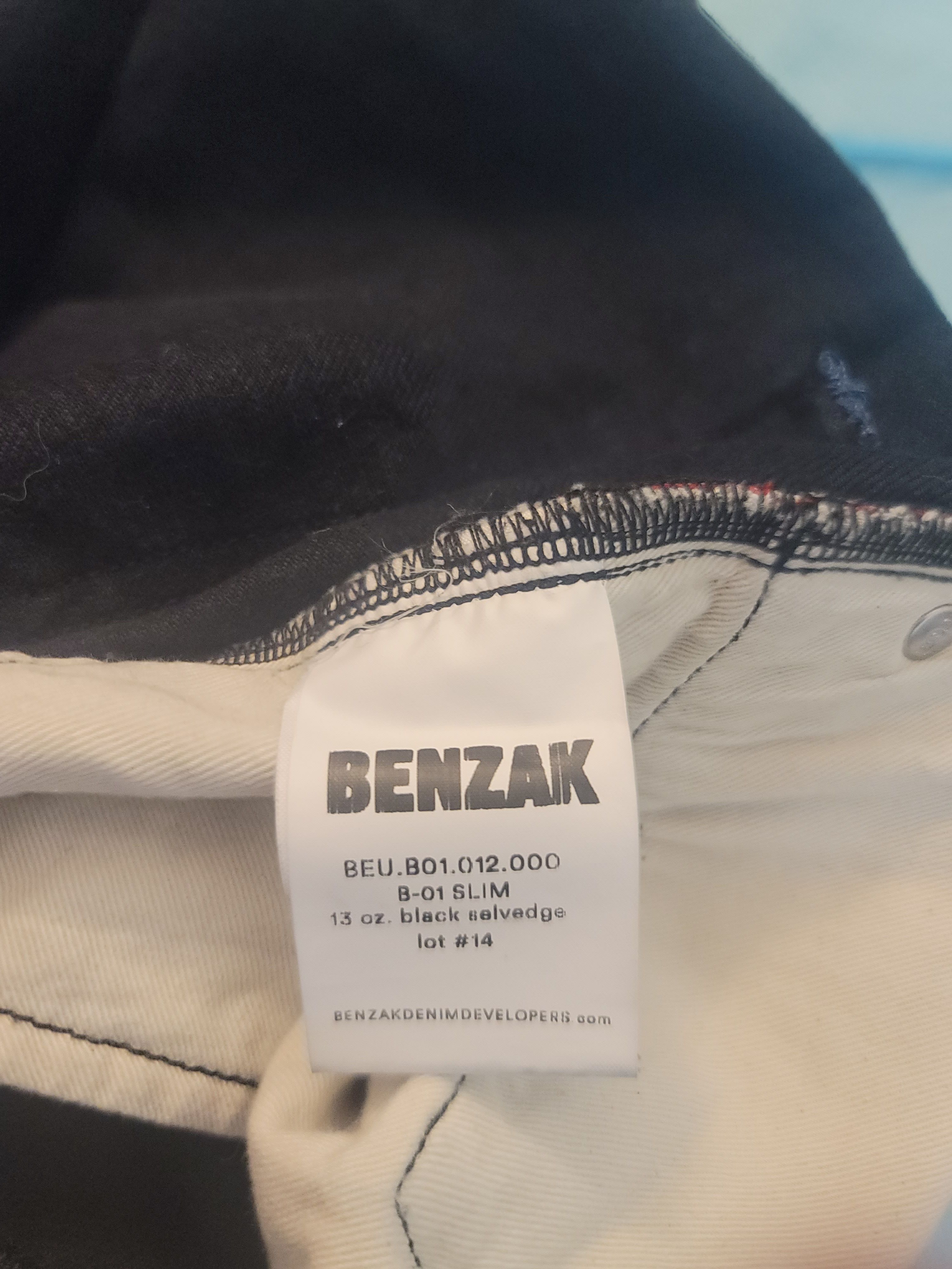 Benzak Denim Developers Benzak Denim Developers (Black / 33 / B-01 Slim) Size US 33 - 6 Thumbnail