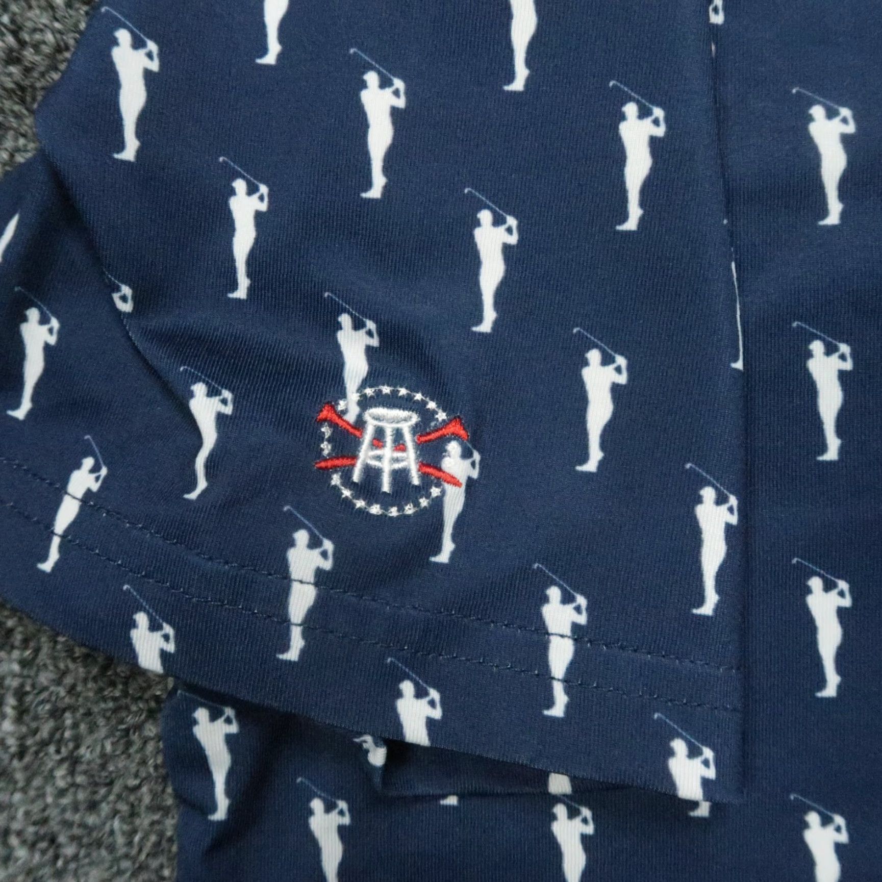 Vintage VINTAGE Barstool Sports Polo Shirt Mens Small Blue Golf Performance Casual Men's Size US S / EU 44-46 / 1 - 5 Thumbnail