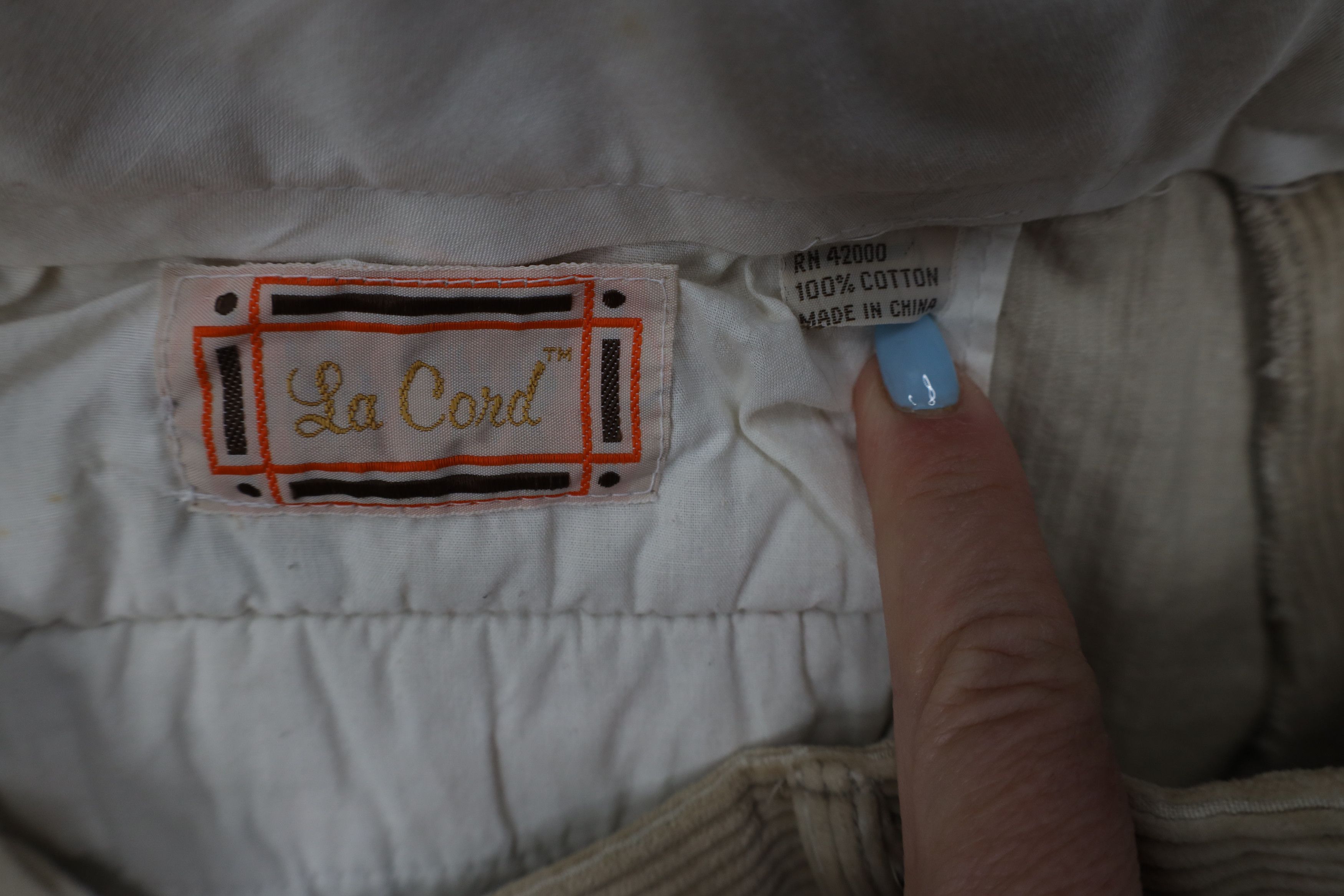 Vintage Vintage 70s Streetwear Wide Leg Corduroy Chino Pants Beige Size US 32 / EU 48 - 9 Thumbnail