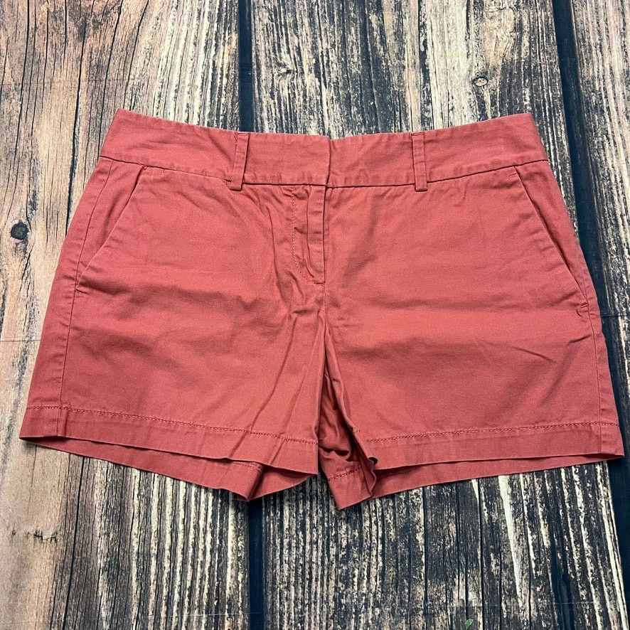 Loft LOFT Ann Taylor Women's Orange Chino Shorts Size 4 Casual Size 27" / US 4 / IT 40 - 1 Thumbnail