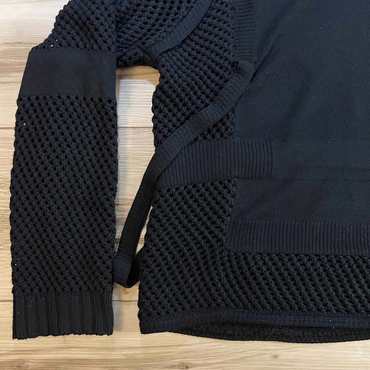 Craig Green Black Crochet Knit Wool Pullover Jumper Sweater Size US L / EU 52-54 / 3 - 8 Thumbnail