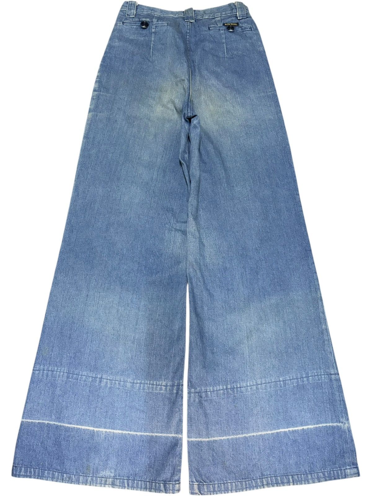 Fubu Vintage Japanese Brand Blue Wash Baggy Flare Jeans Size 25" / US 0 / IT 36 - 2 Thumbnail