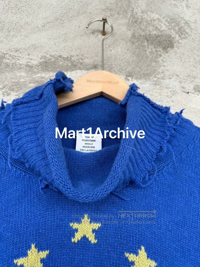 Vetements VETEMENTS Frilled distressed sweater Size US XS / EU 42 / 0 - 5 Thumbnail