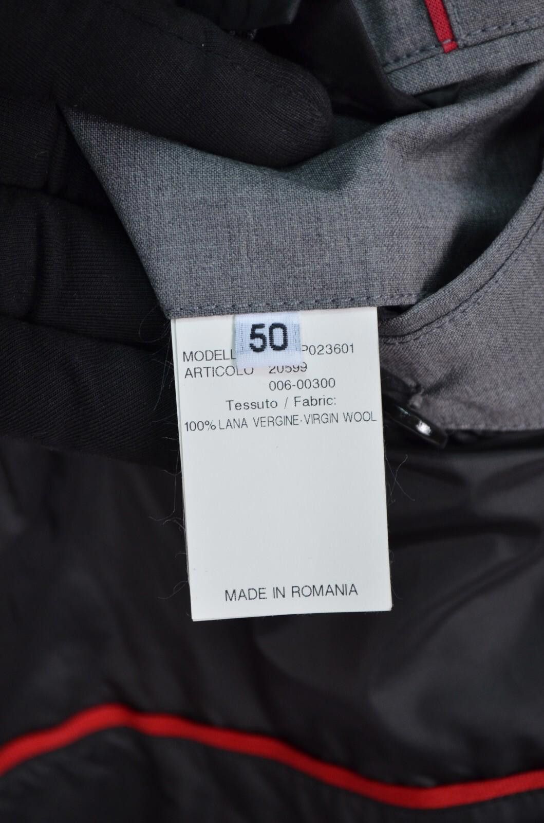 Boggi Mens Boggi Milano Wool Gray Stretch Trench Coat Jacket Sz 50 Size US L / EU 52-54 / 3 - 11 Thumbnail