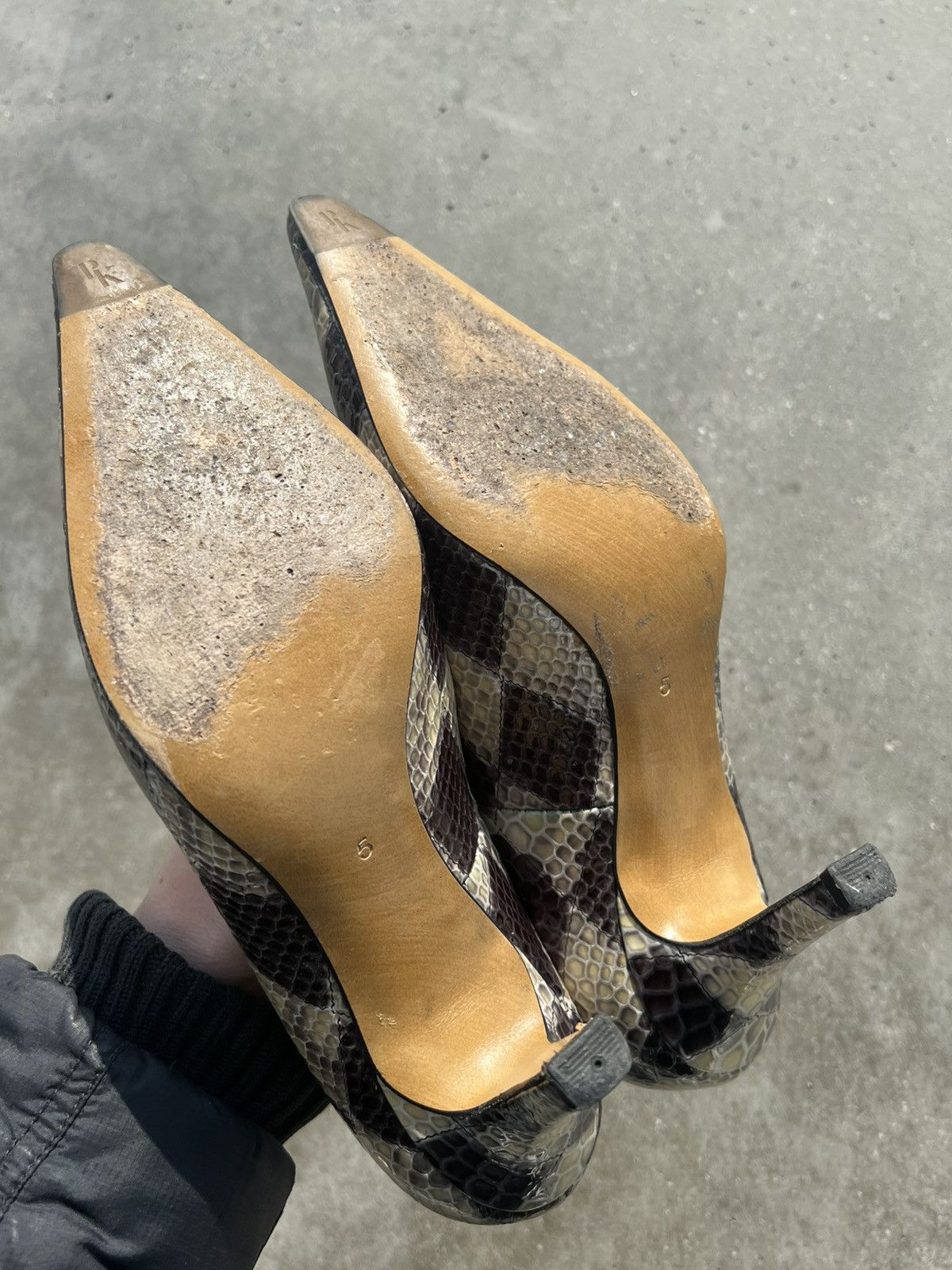 Vintage Chessboard vintage kitten heels leather Size US 8 / IT 38 - 8 Thumbnail