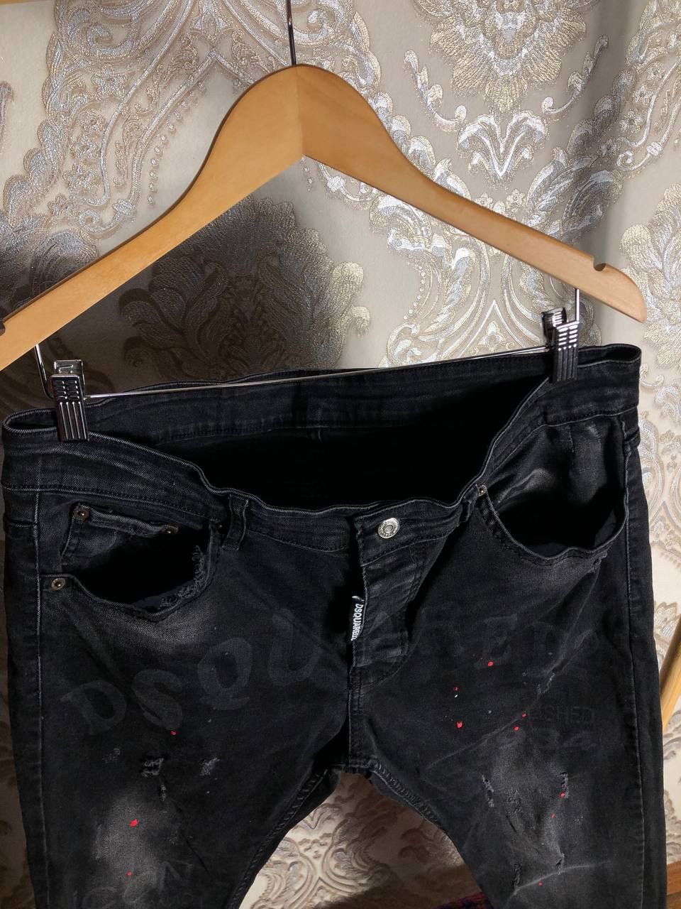Dsquared2 × Vintage VERY RARE DSQUARED2 ITALIAN DESIGNER DENIM JEANS JAPAN STYLE Size US 36 / EU 52 - 4 Thumbnail