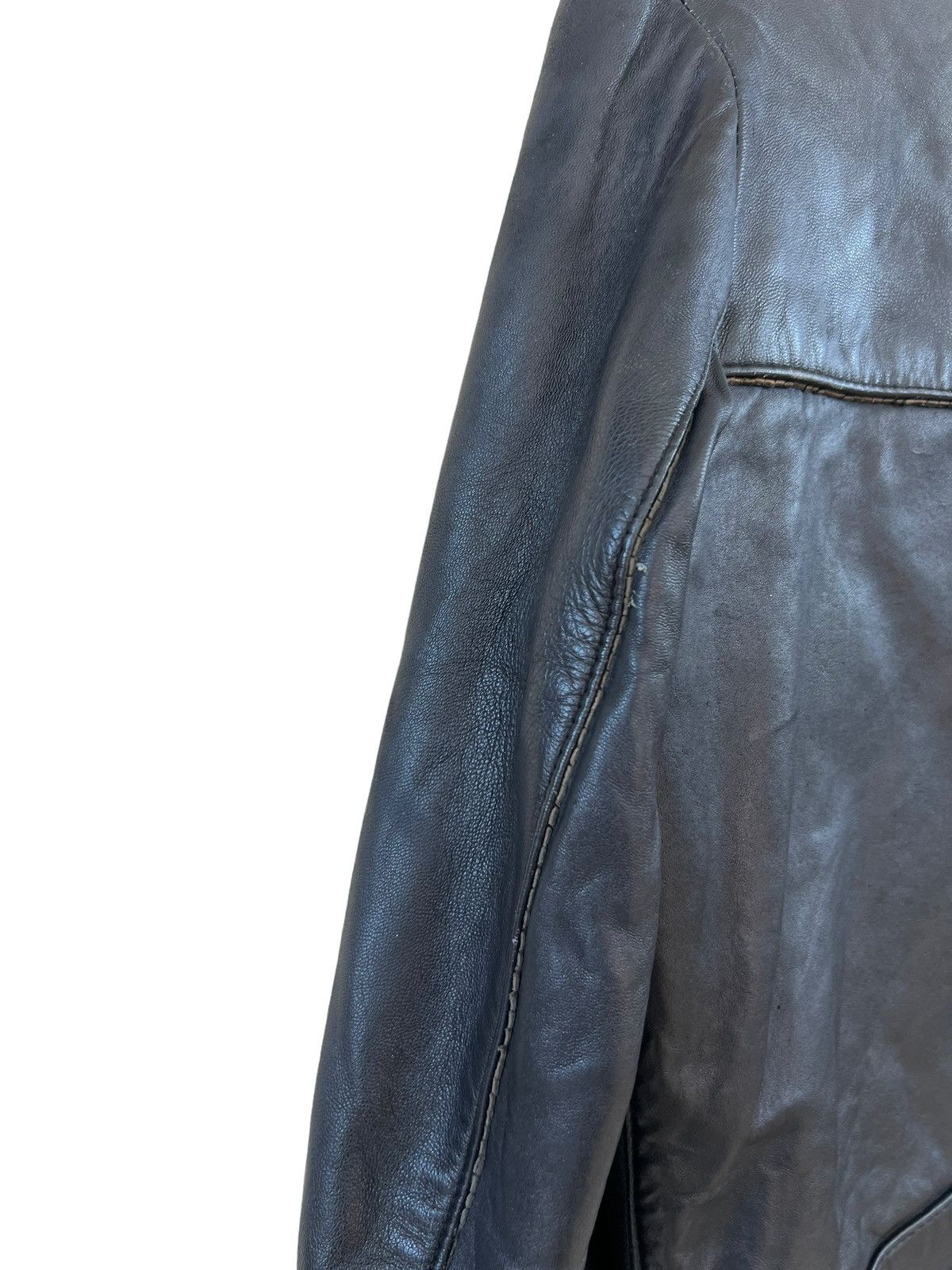 Vintage Vintage 70s Mascot England Black Leather Rider Jacket Racer Size US L / EU 52-54 / 3 - 19 Thumbnail