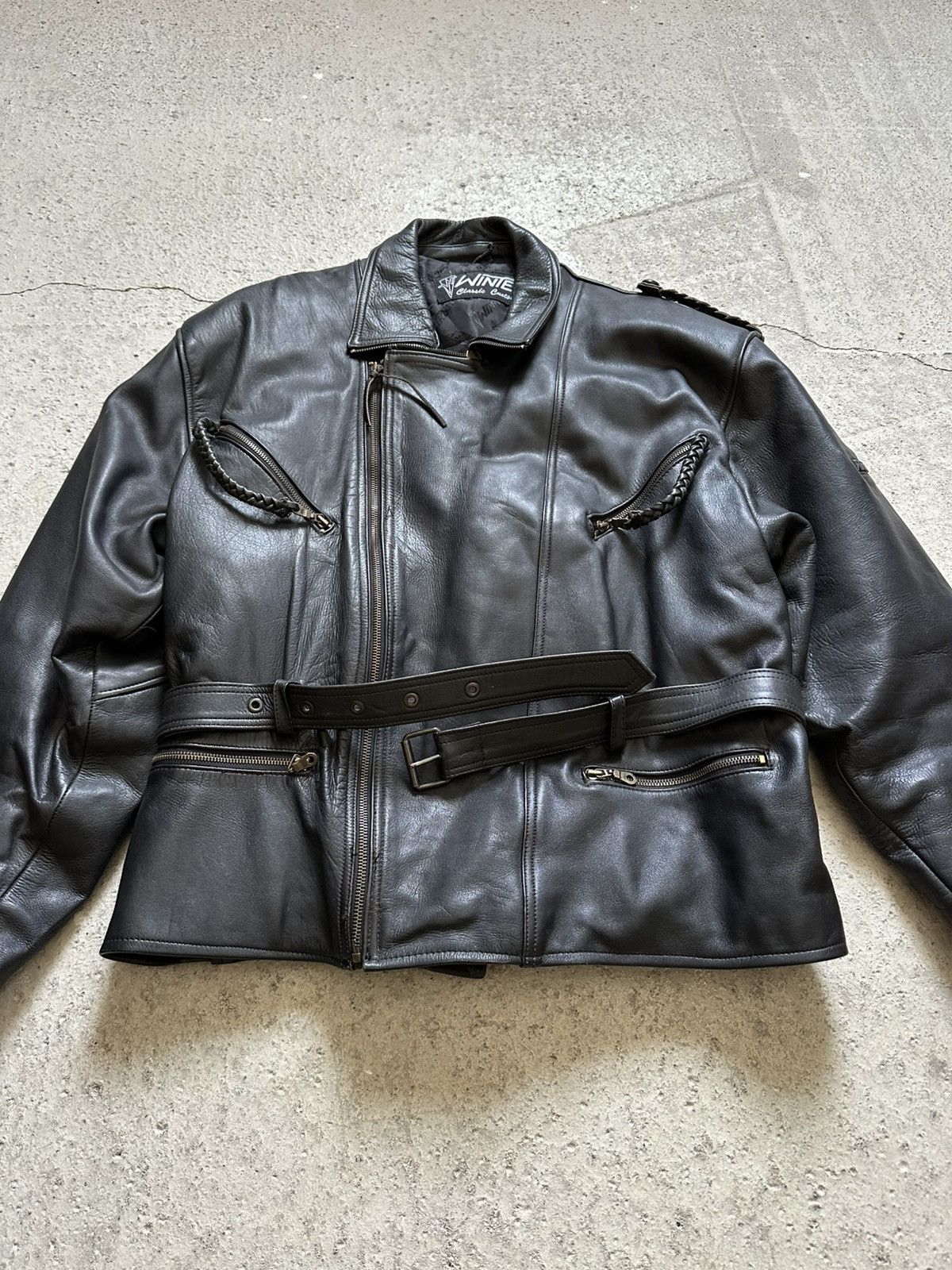 Other Leather Jacket Wintex Black size - 44 Size US S / EU 44-46 / 1 - 2 Thumbnail
