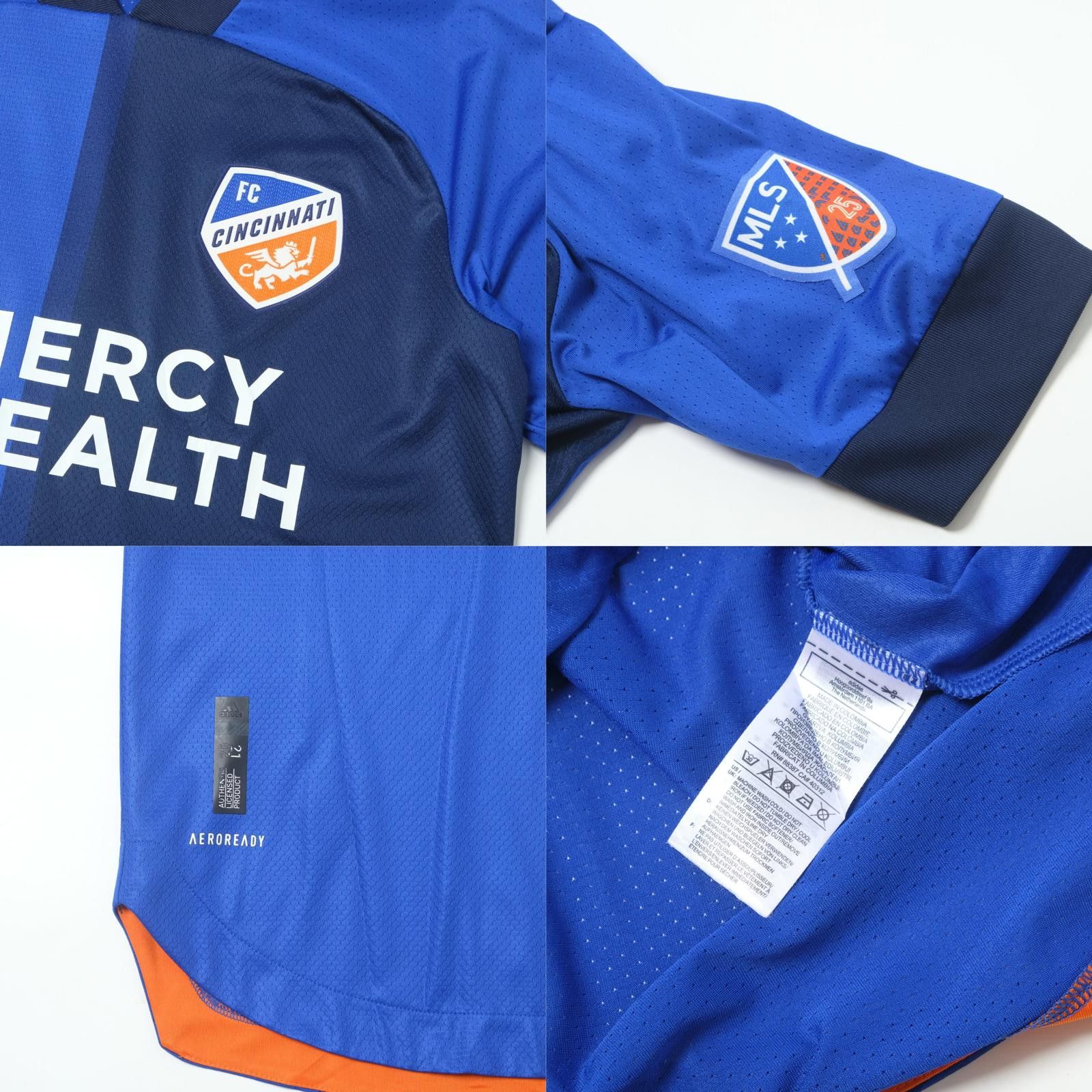 Adidas 2019/20 FC Cincinnati Home Shirt MLS Kubo (S/M) Size US S / EU 44-46 / 1 - 6 Thumbnail