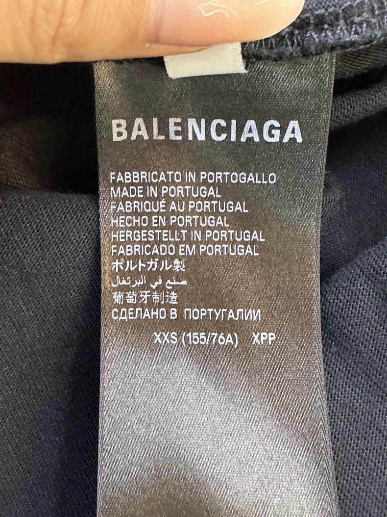 Balenciaga Balenciaga Logo Letter Printed Round Neck Short Sleeve T-S Size US XXS / EU 40 - 7 Thumbnail