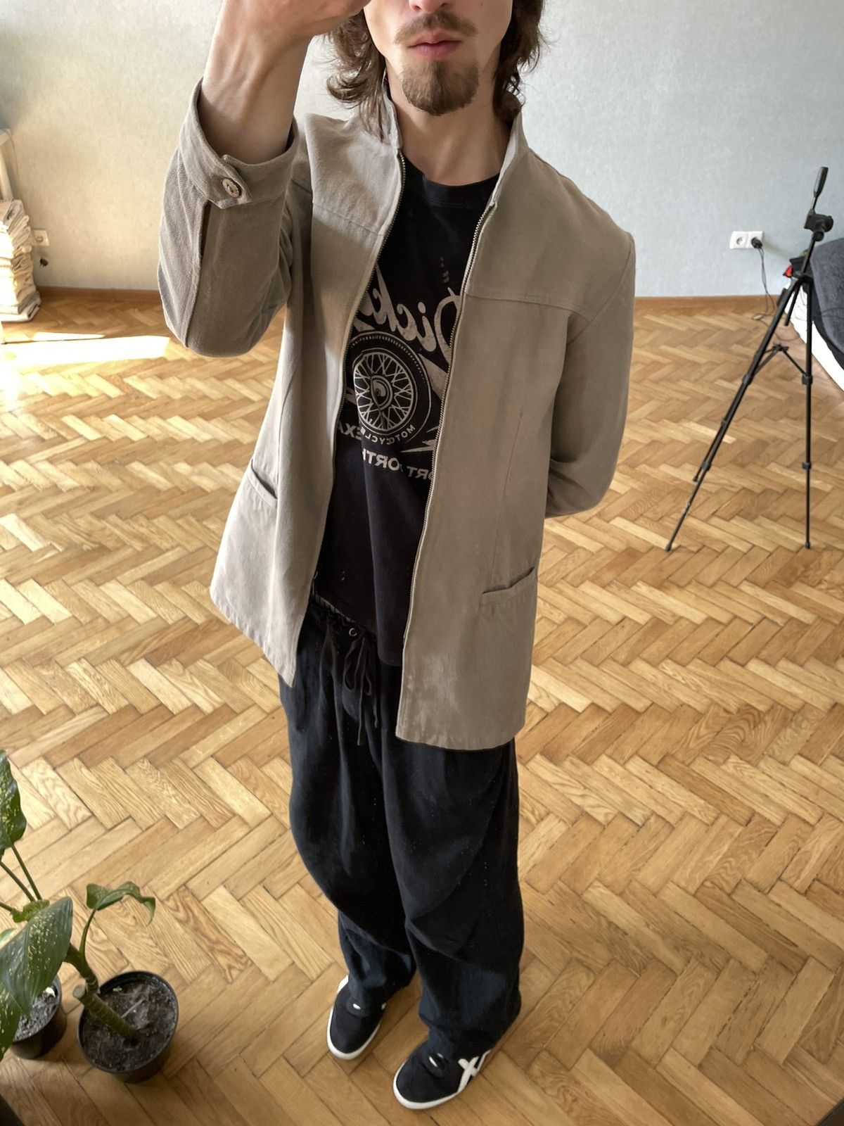 Vintage Vintage Hemp Coat Zip Jacket 00s «The Earth Collection» Size US M / EU 48-50 / 2 - 19 Thumbnail