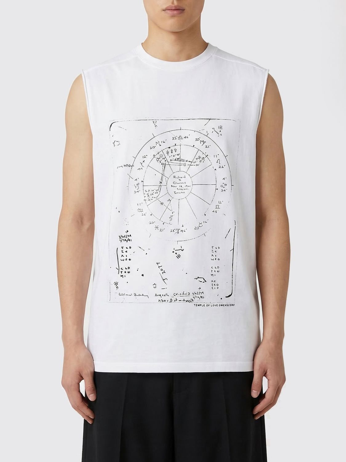 Rick Owens Rick Owens T-Shirt Men White Size US XS / EU 42 / 0 - 1 Thumbnail