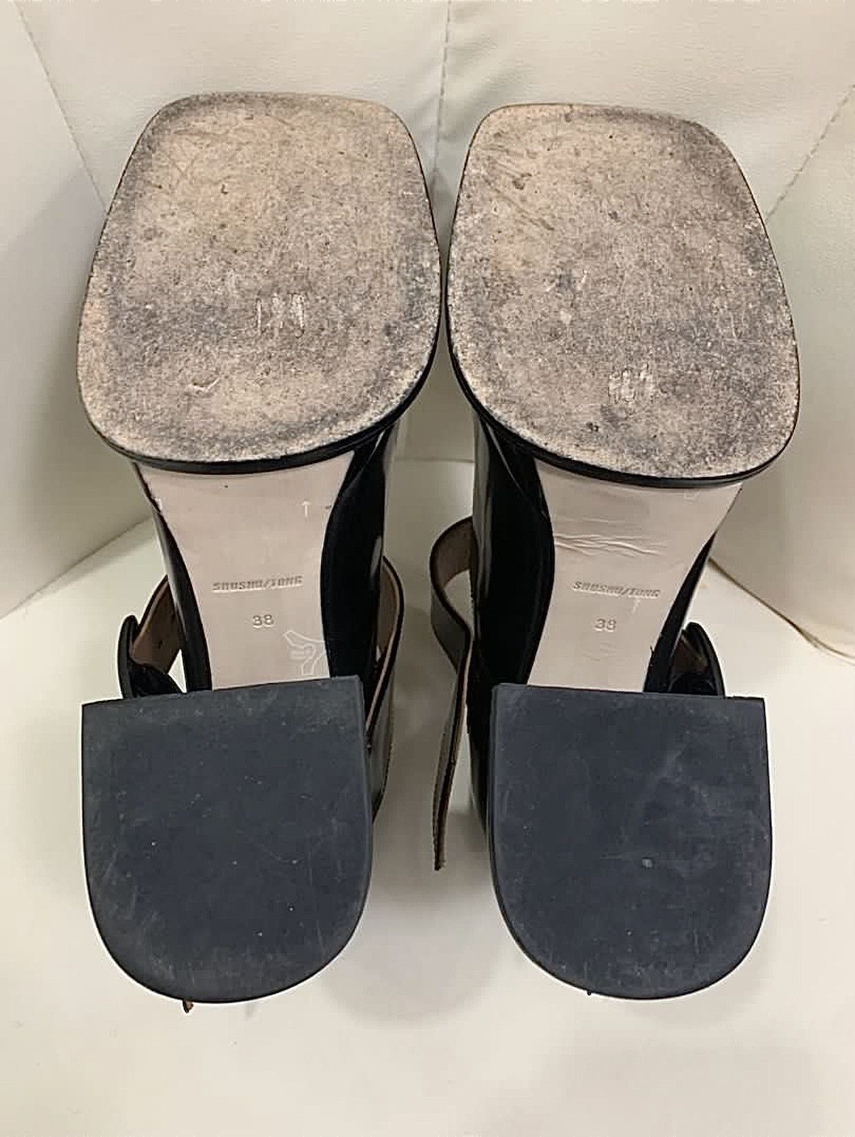 Shushu/Tong SHUSHU/TONG MARY JANE - SQUARE TOE BELTED HEEL Size US 8 / IT 38 - 10 Thumbnail