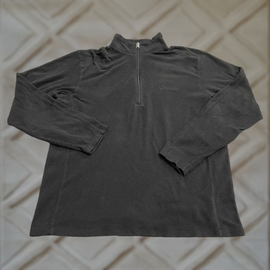 Vintage Columbia Klamath Range Fleece Jacket Mens Medium Black 1/2 Zip Outdoor Hiking Size US M / EU 48-50 / 2 - 1 Thumbnail