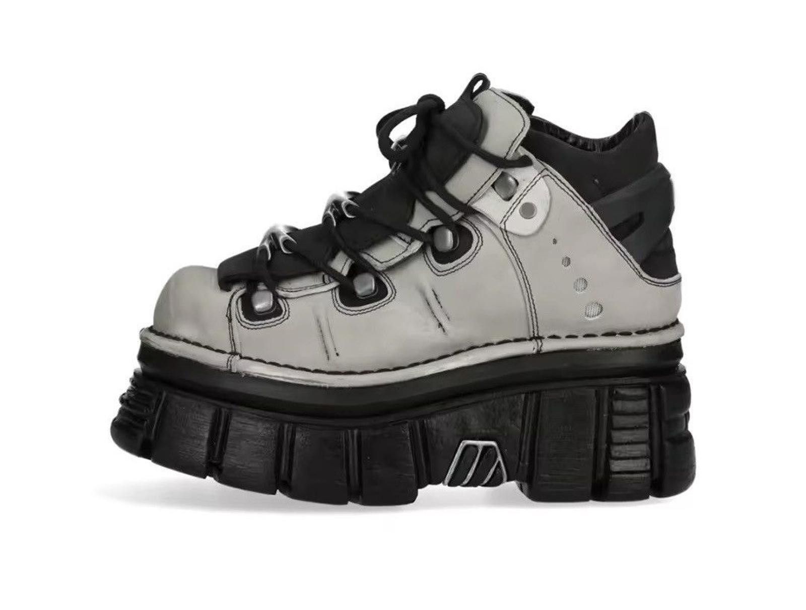 Other Chunky Platform Sneakers - Gray & Black Size US 9 / IT 39 - 6 Thumbnail