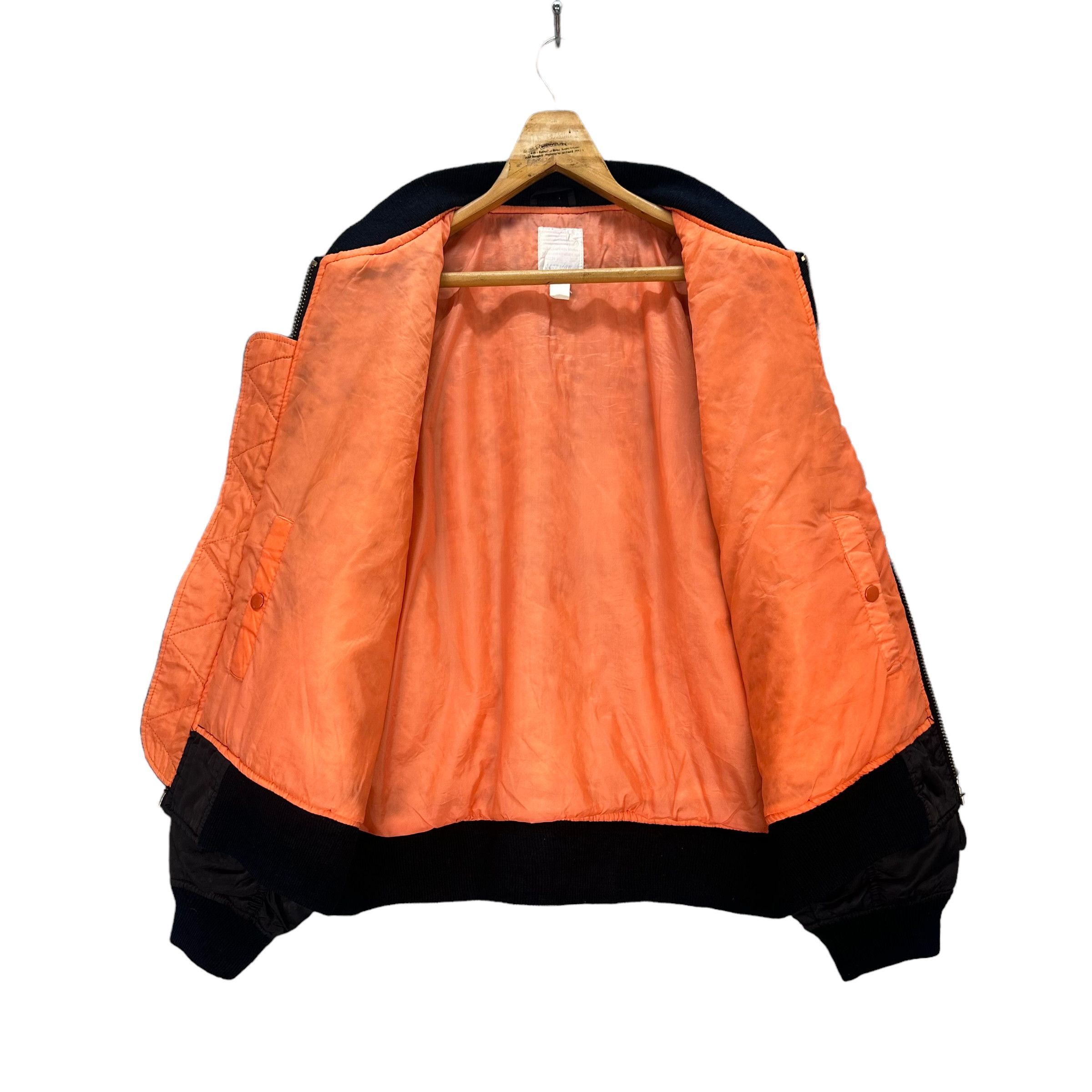 Japanese Brand GLEEMAN MA 1 BOMBER FLIGHT JACKET #8388-007 Size US XL / EU 56 / 4 - 6 Thumbnail