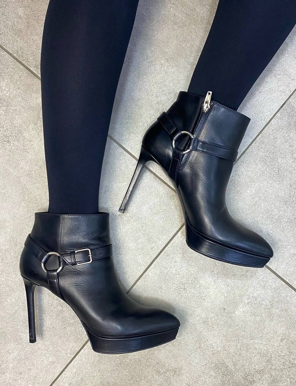 Saint Laurent Paris Saint Laurent By Hedi Slimane Janis Harness Heel Biker Boots Size US 10 / IT 40 - 1 Thumbnail