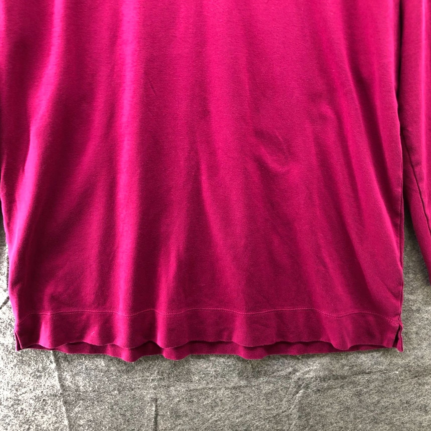 J. Jill J. Jill Simply Supima Tunic T Shirt Womens S Pink Long Sleeve Round Neck Size S / US 4 / IT 40 - 4 Thumbnail