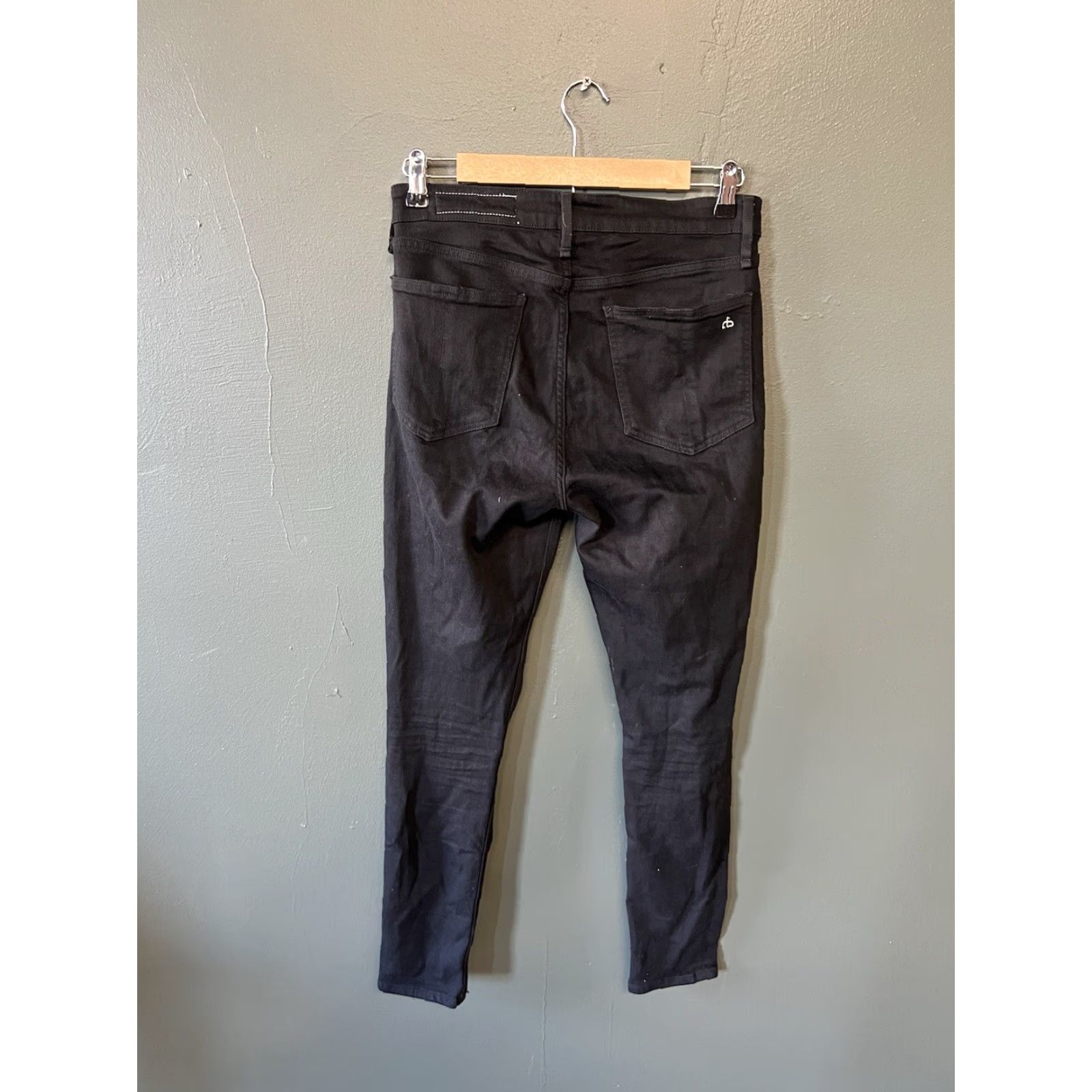 Rag & Bone rag & bone Womens Black Pants Nina High Rise Skinny Ankle Size 28 Size 28" / US 6 / IT 42 - 2 Thumbnail
