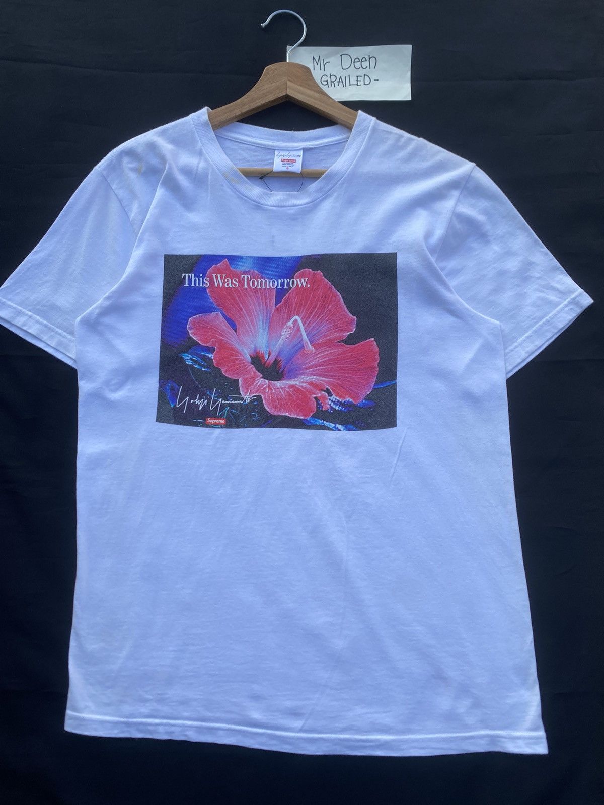 Supreme × Yohji Yamamoto Rare Supreme x Yohji Yamamoto Hibiscus Printed Tshirt Size US S / EU 44-46 / 1 - 5 Thumbnail