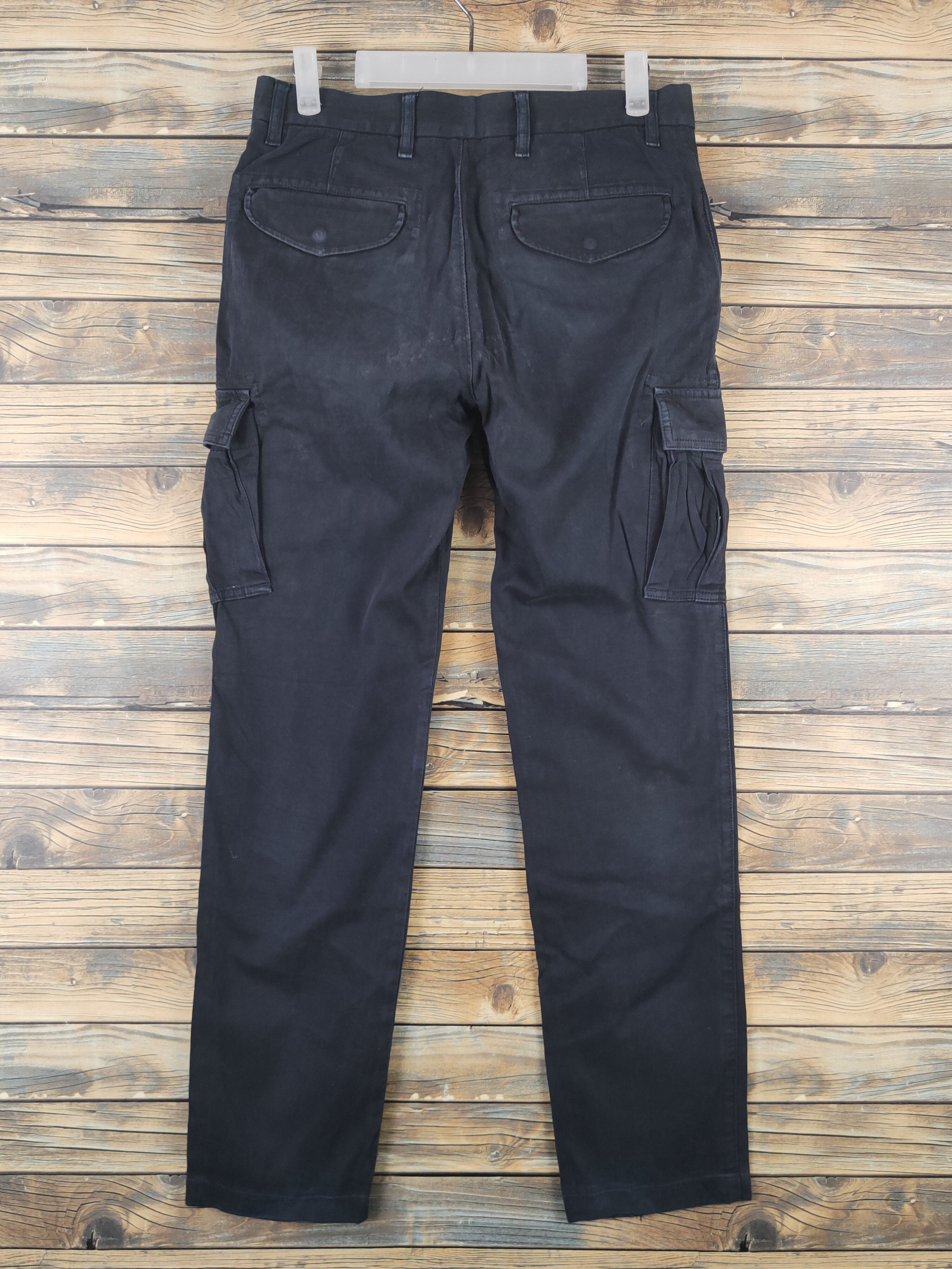 Japanese Brand DL Uniqlo Black Multipocket Tactical Cargo Pants #1763 Size US 30 / EU 46 - 7 Thumbnail