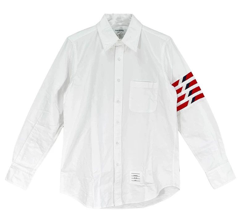 Thom Browne Thom Browne Long Sleeve Oxford Shirt-dmc Size US M / EU 48-50 / 2 - 1 Thumbnail