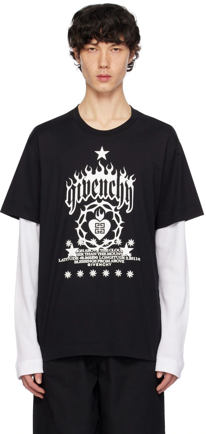 GIVENCHY　Tシャツ T-shirt with logo patch GIVENCHY | Blondie Shop