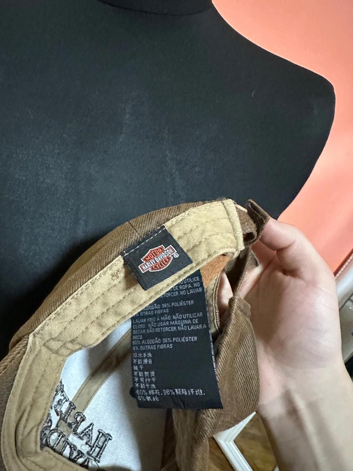 Harley Davidson Harley Davidson Hat Cap Strapback Distressed Denim Biker Size ONE SIZE - 6 Thumbnail