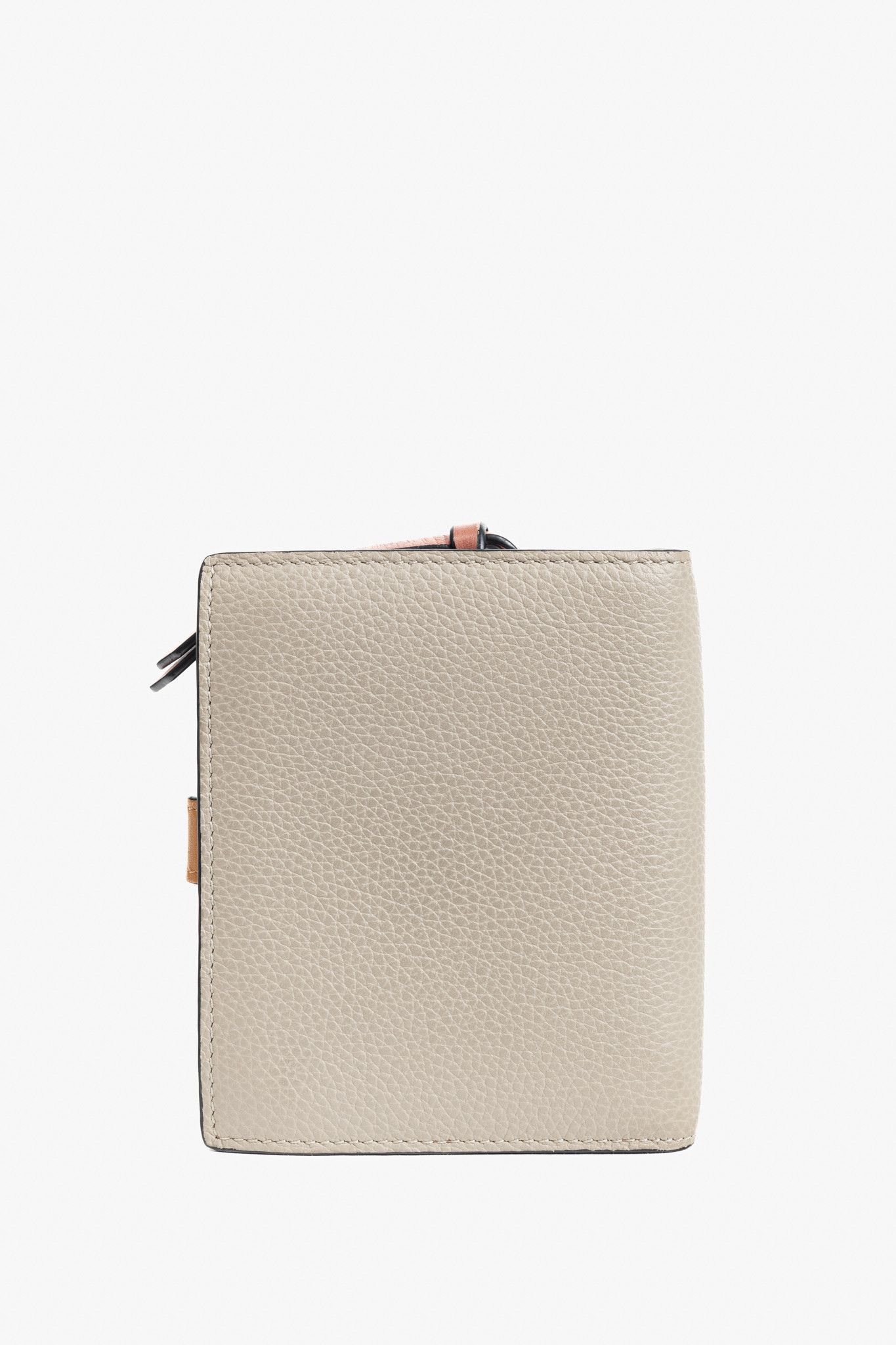 Loewe Loewe Light Oat & Honey Leather Compact Bifold Wallet Size ONE SIZE - 4 Thumbnail