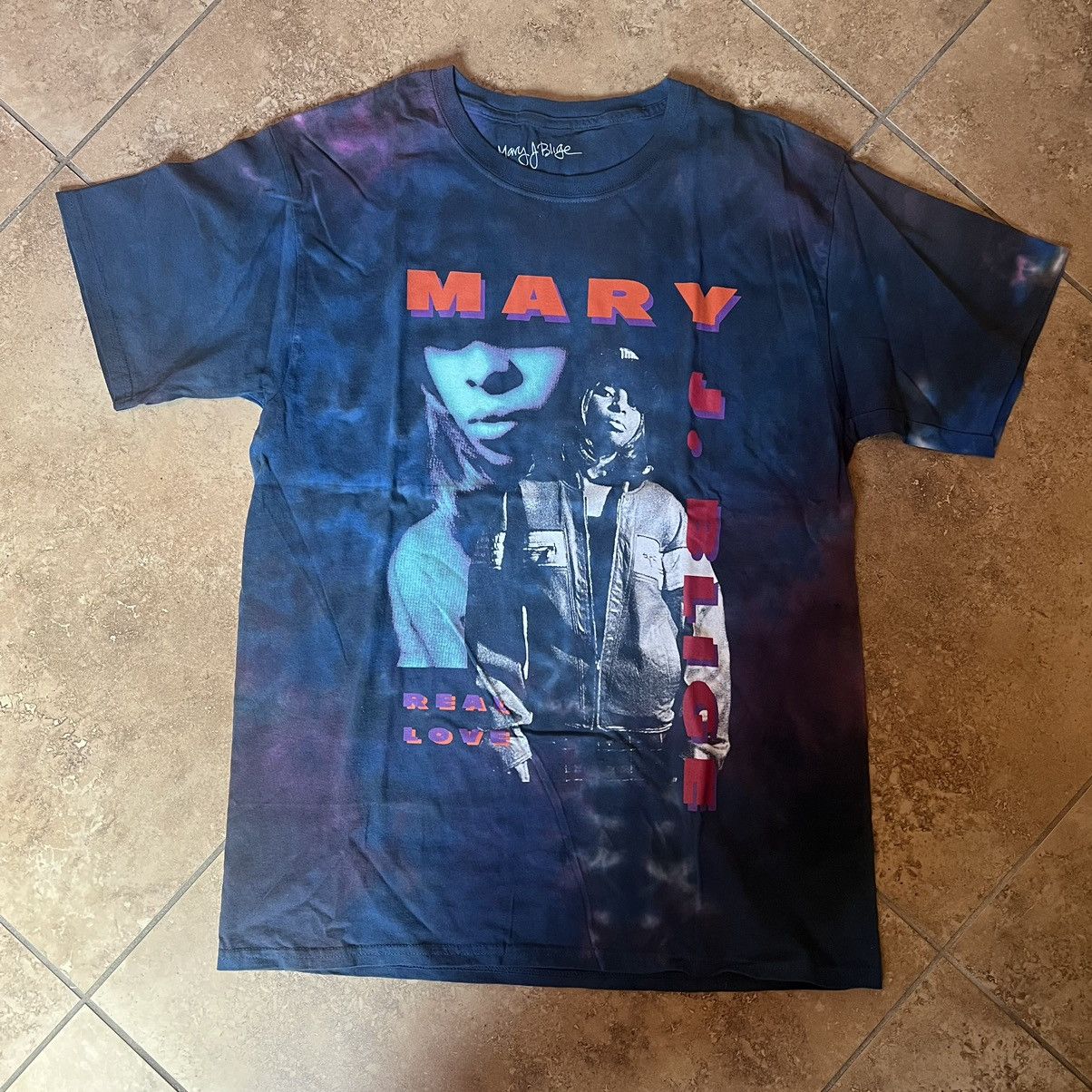 Band Tees × Rap Tees Mary J. Blige Real Love Tee Size US M / EU 48-50 / 2 - 1 Thumbnail